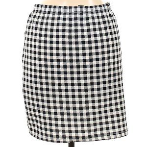 Shein checkered skirt m